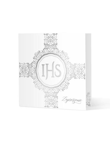 Zaproszenia na Komunię IHS 132609 10 sztuk pierwsza komunia