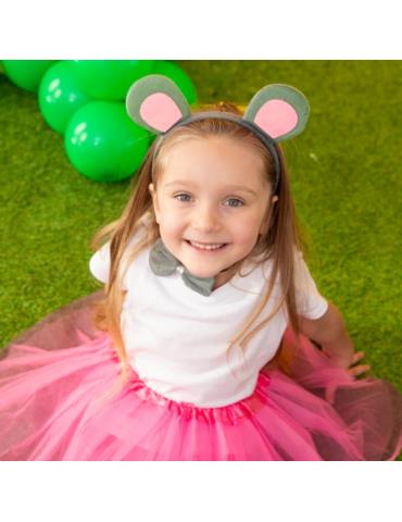 1 Strój Spódniczka TuTu Różowa 134788 40cm tiulowa