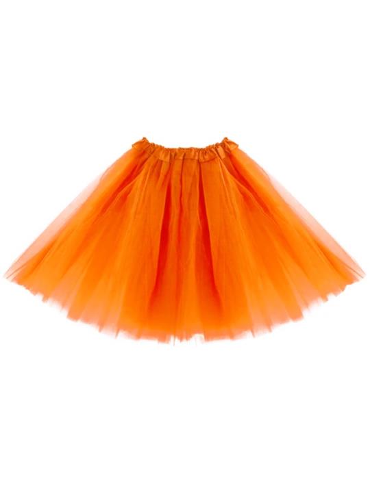 1 Strój Spódniczka Pomarańczowa 135020 TuTu 40cm tiulowa