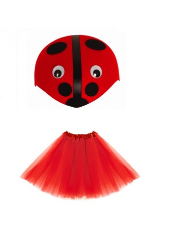 Zestaw Strój Biedronki TuTu...