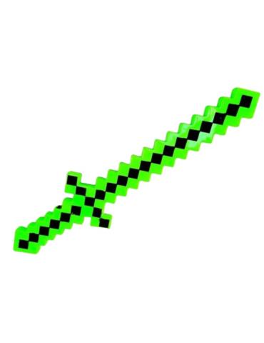 1 Miecz Mine Kraft Zielony 1szt AK002 światło i dźwięk