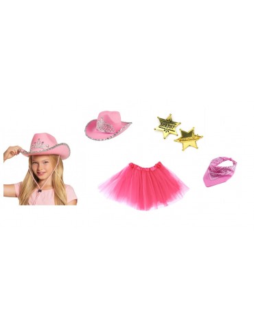 Zestaw Kowbojki TuTu Różowa...