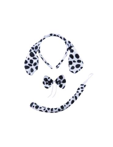 1 Zestaw Dalmatyńczyk Pies TC55307 opaska ogon mucha pieska