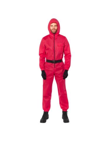 1 Ad Strój Squid Game Kombinezon 9915295 S czerwony gracz strażnik game