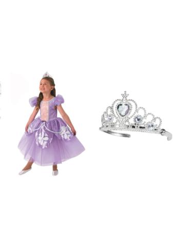 1 Zestaw Strój Zosia Diadem 2el ZES663 110/116 Księżniczka