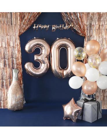 Kurtyna Dekoracyjna Różowa 511147 Różowe Szampańskie Złoto 100x200 cm Rose Gold