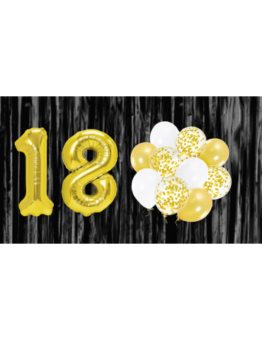 Zestaw Balonów na 18-te...