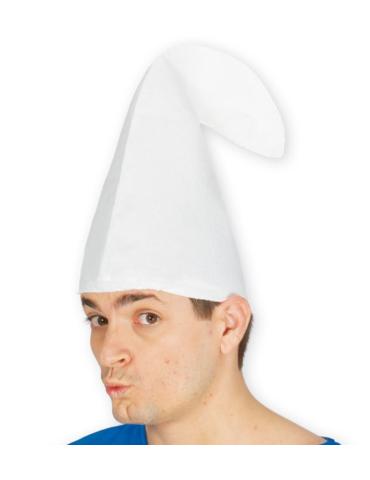 Czapka Krasnoludka Smerf Biała 13953BZ