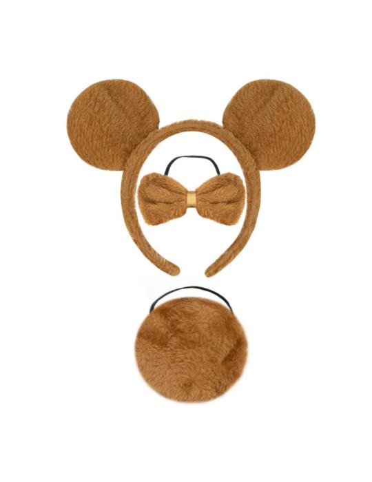 1 Zestaw Misia Niedźwiadek Opaska 133804 Ogon brązowy Miś Zoo zwierzęta