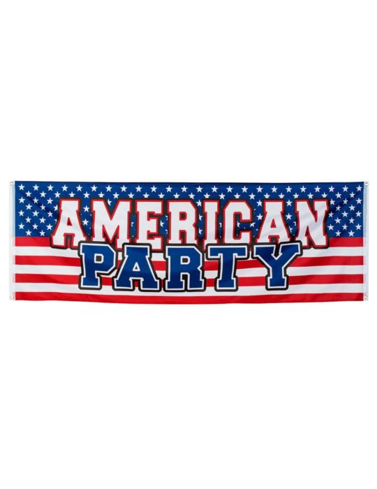 Flaga Banner USA 74*220cm duża 44953 Amerykańska Ameryka Stany Zjednoczone party