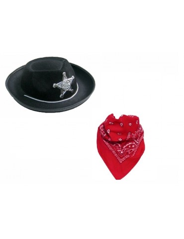 Zestaw Kowbojski Kapelusz...