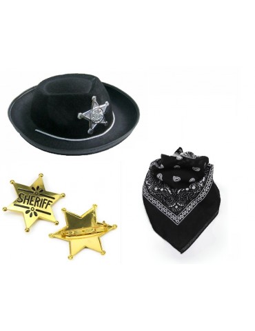 Zestaw Kowbojski Kapelusz...