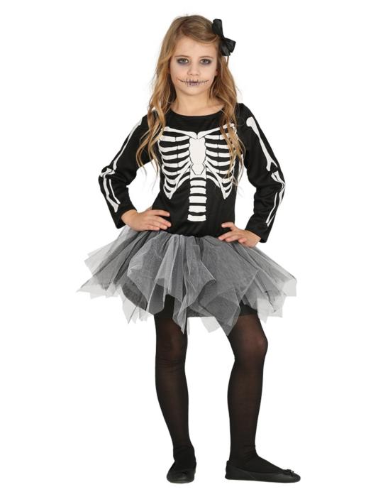 Strój Szkielet Sukienka 110/116 87386BZ