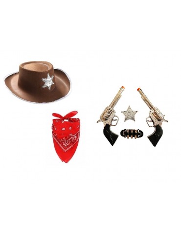 Zestaw Kowbojski Kapelusz...