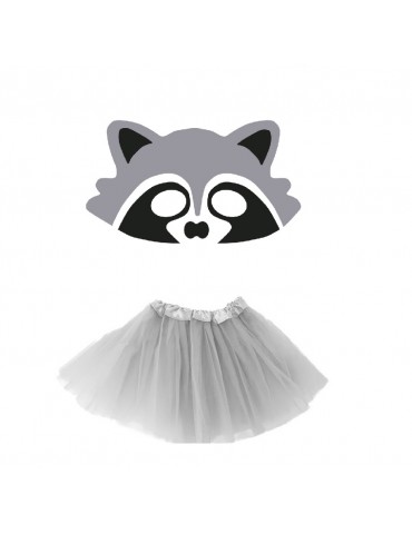 Strój Szop Pracz TuTu szara...