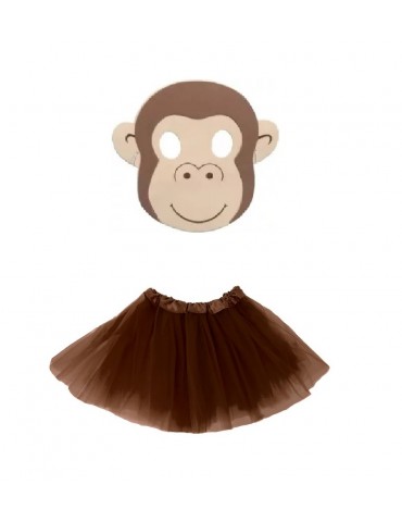 Strój Małpka TuTu Brązowe...