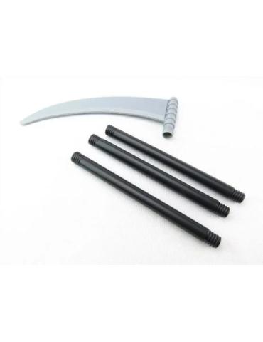 Kosa Plastikowa Składana A-0004 halloween składana, wysokość regulowana :40cm, 72cm, 100cm