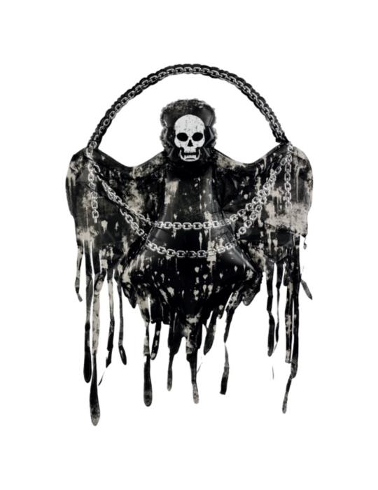 1 Balon Śmierć z Łańcuchami 167892 118 x 150 cm Halloween foliowy Kościotrup