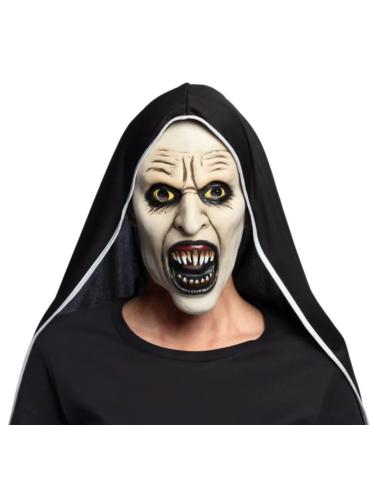 1 Maska Zakonnica Krzycząca 97588 lateksowa z kapturem Halloween