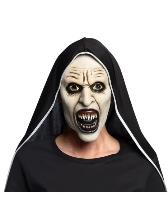 1 Maska Zakonnica Krzycząca 97588 lateksowa z kapturem Halloween