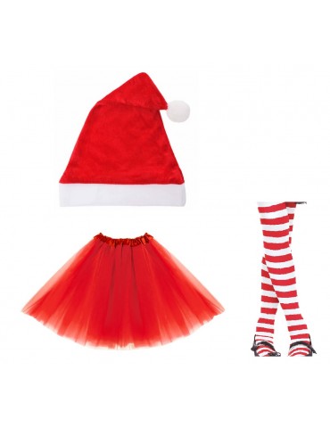 Zestaw Strój Mikołajka...