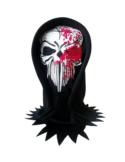 1 Maska z Kapturem halloween CM130 kościotrup czaszka zakrwawiona