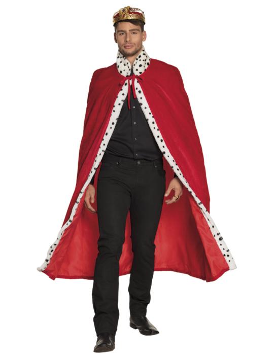 Ad Peleryna Króla dla Dorosłych DD108 Czerwona Melchior XL/XXL