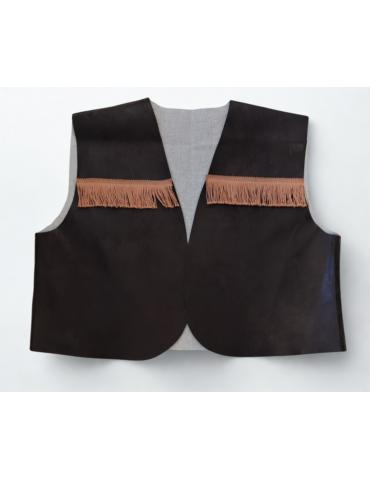 Ad Strój Kamizelka Kowboja DD112 L Szeryfa dla dorosłych brązowa dziki zachód western