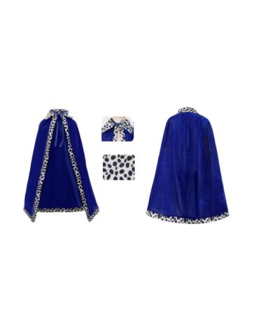 Ad Peleryna Króla dla Dorosłych DD108N Niebieska Kacper XL/XXL