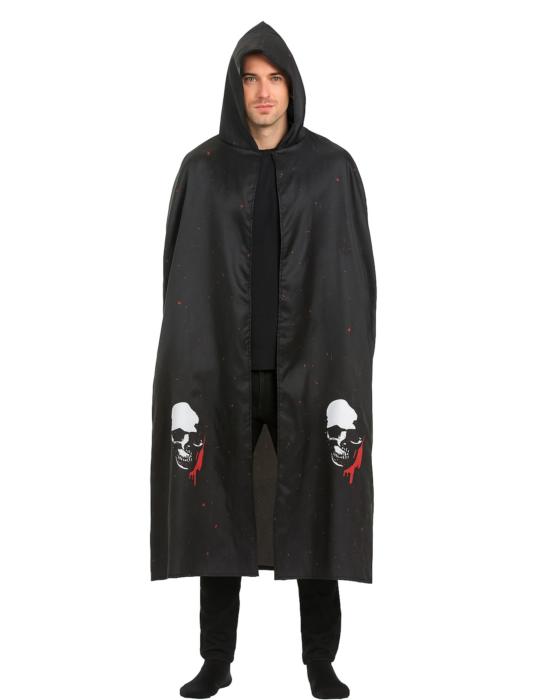 Ad Strój Peleryna Halloween 130cm DD171 z kapturem dla dorosłych