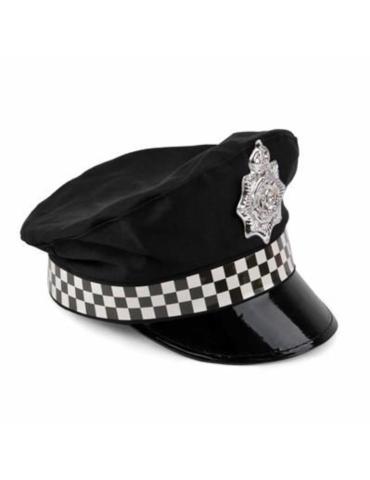 Czapka Policjanta Granatowa A3534 Czapka policjanta policyjna z daszkiem