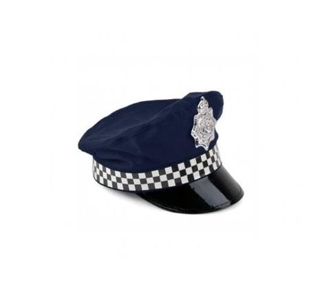 Czapka Policyjna Granatowa A3534 Czapka policjanta policyjna z daszkiem