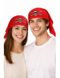 Czapka Pirat z Chustą Czerwony CC203 Dorośli