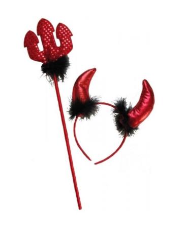 Zestaw Diabełek Opaska+Widły CA226