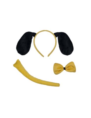 Zestaw Piesek Pies Opaska Ogon D2328 mucha ogon strój pieska