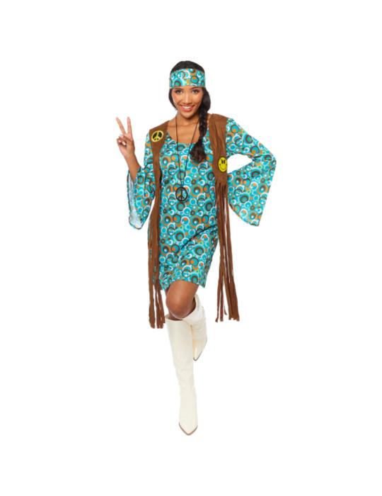 Strój Karnawałowy Hipiski S 9911005BZ kostium hippie BZ