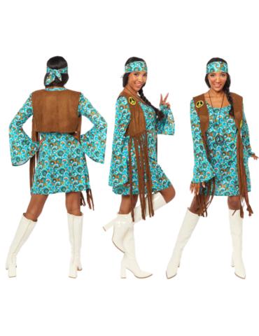 Strój Karnawałowy Hipiski S 9911005BZ kostium hippie BZ