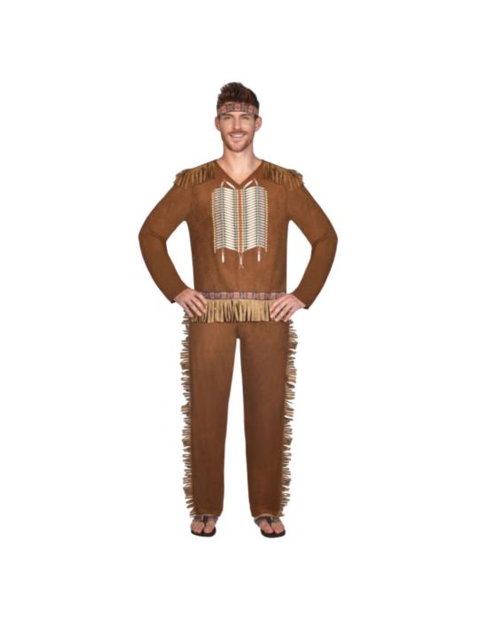 Strój Karnawałowy Indianin L 9910899BZ Przebranie Dziki Zachód Wild West BZ