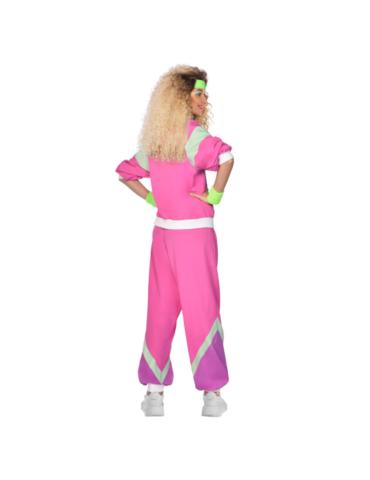Strój Disco Dres Unisex XL 9910378BZ Różowy Dres Disco PRL na Karnawał Imprezę Retro BZ