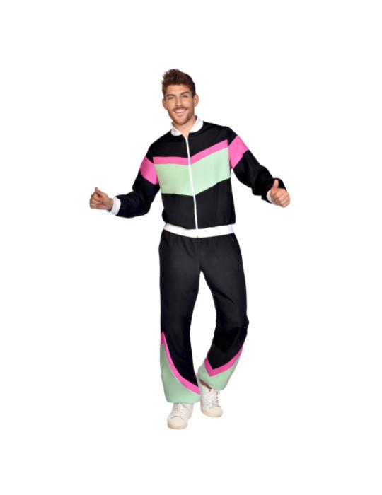 Strój Dres Disco Unisex XL 9910358BZ Czarny Dres w stylu lat 80 BZ