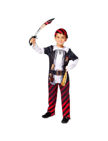 Strój Pirata Korsarza 122/128 9910097BZ Pirat Kapitan