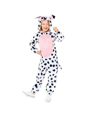 Strój Dalmatyńczyka 134/140 9908813BZ Kombinezon Kigurumi Dalmatyńczyk Onesie Pies Pluszowy Strój Pieska BZ