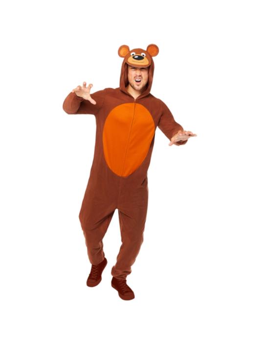 Strój Kombinezon Misia Miś L 9908786BZ kigurumi niedźwiadka zwierzęta leśne onesie Pluszowy strój misia niedźwiedzia BZ