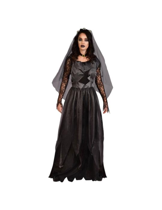 Strój Panna Młoda Gnijąca L 9908361BZ kostium czarna dama halloween