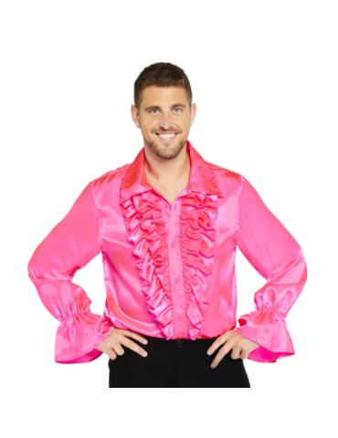 Koszula Disco Lata 80 Róż XL 9907017 BZ Retro Party