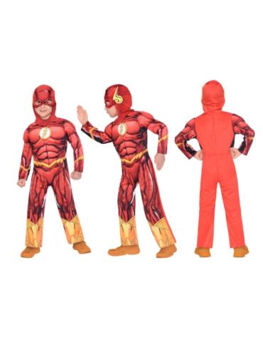 Strój Flash DC komiks 122/128 9906079BZ kombinezon superbohatera z mięśniami liga sprawiedliwości licencja BZ