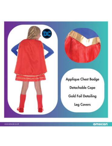 Strój Super Girl 146/152 9906077BZ Supermenka DC Komiks liga sprawiedliwości licencja BZ