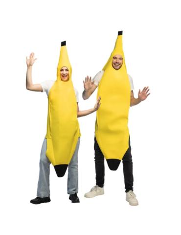 Strój Banan Unisex 185cm 84588BZ kombinezon kostium banan przebranie owoc śmieszny kostium na imprezę żółty kostium banana