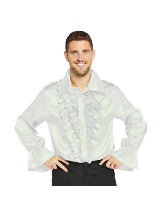 Koszula Disco Lata 80 Biała XL 9907023 BZ Retro Party