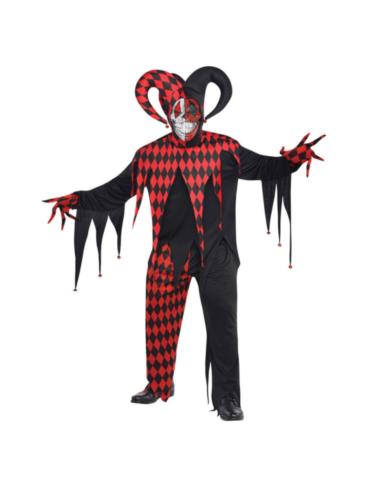 Strój Klaun Joker XXL 844206-55BZ Krazed Jester Halloween Klaun BZ